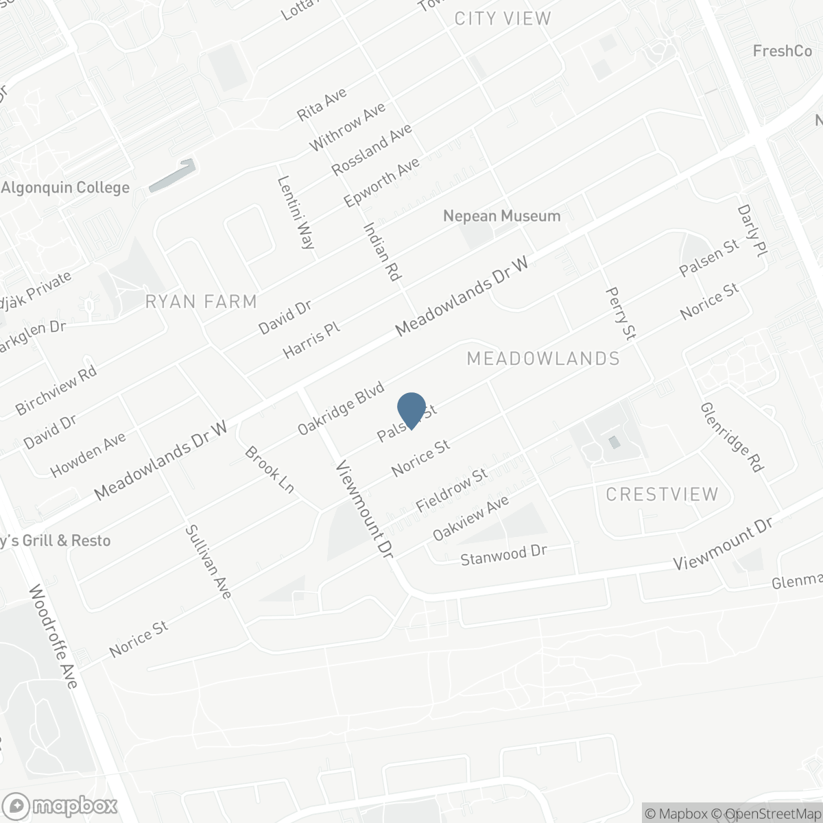 91 PALSEN STREET, Ottawa, Ontario K2G 2W6